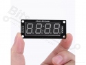 Cijferdisplay 4-digits 7-segments TM1637 clock rood - 50x19mm